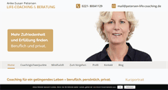 Desktop Screenshot of petersen-life-coaching.de